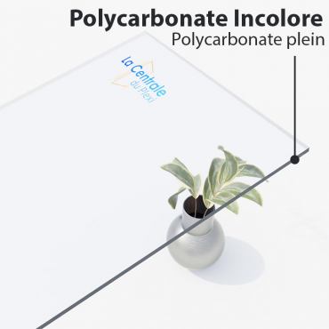 Plaque polycarbonate...