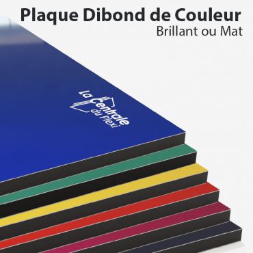 Plaque Dibond de Couleur