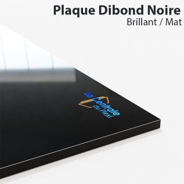 Plaque Dibond Noire