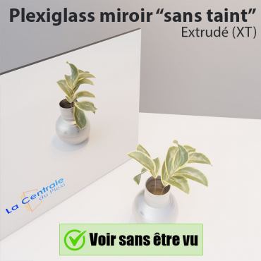 Plexiglass miroir sans tain