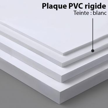 Plaque PVC Rigide Blanc
