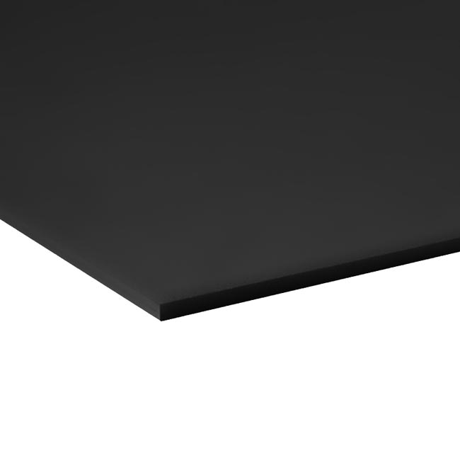 Plaque de PVC noir